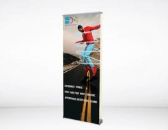 Double Sided Double Orient Banner Stand