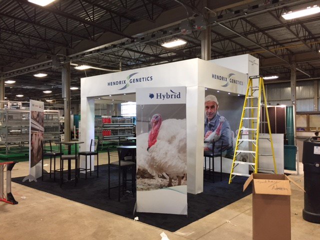 Hendrix Genetics Trade Show Display Booth