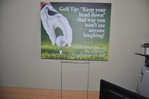 7 - Golf Sign