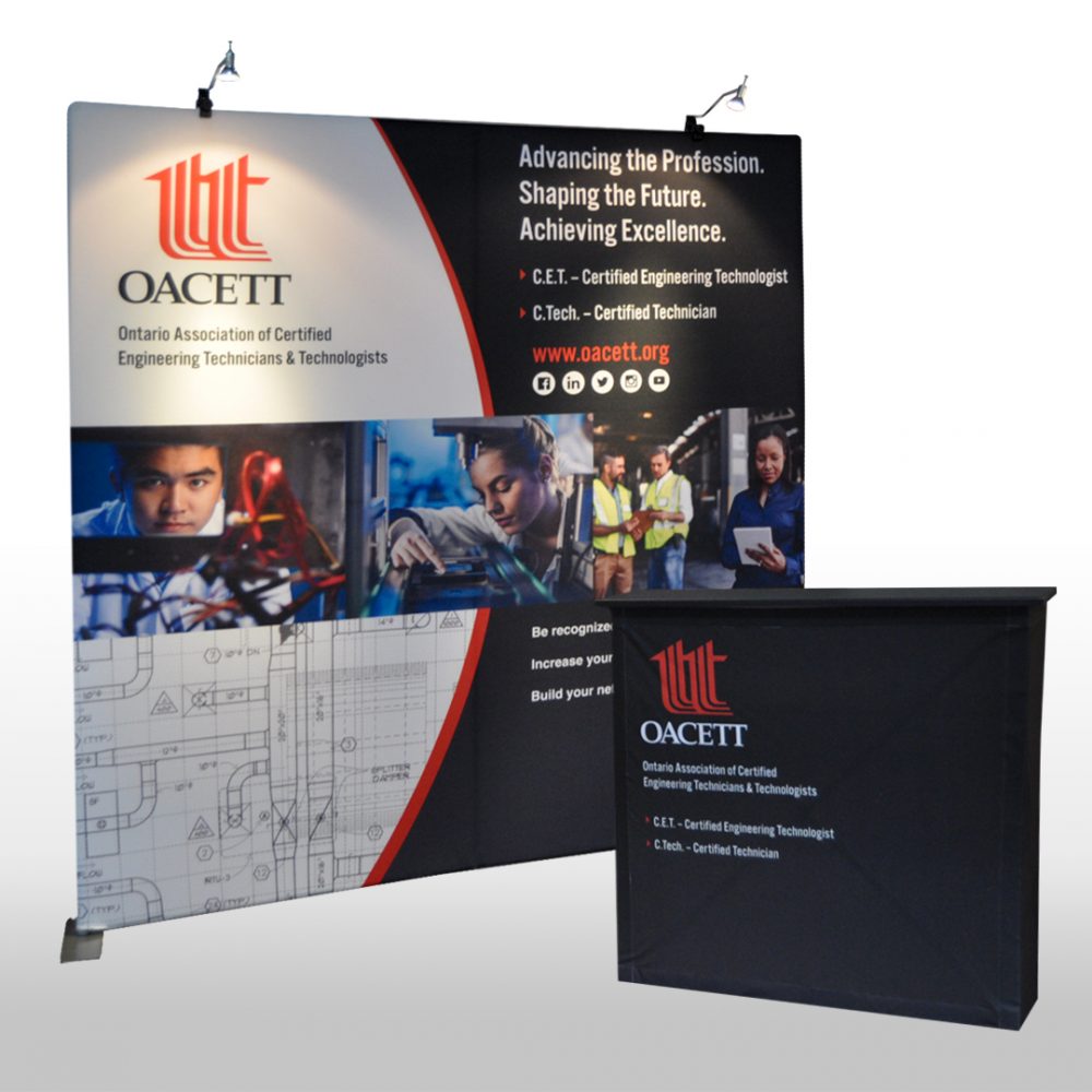 8' Straight Pocket Wall Display | Best Displays & Graphics