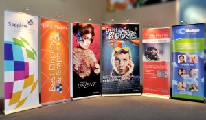 Display banner stands