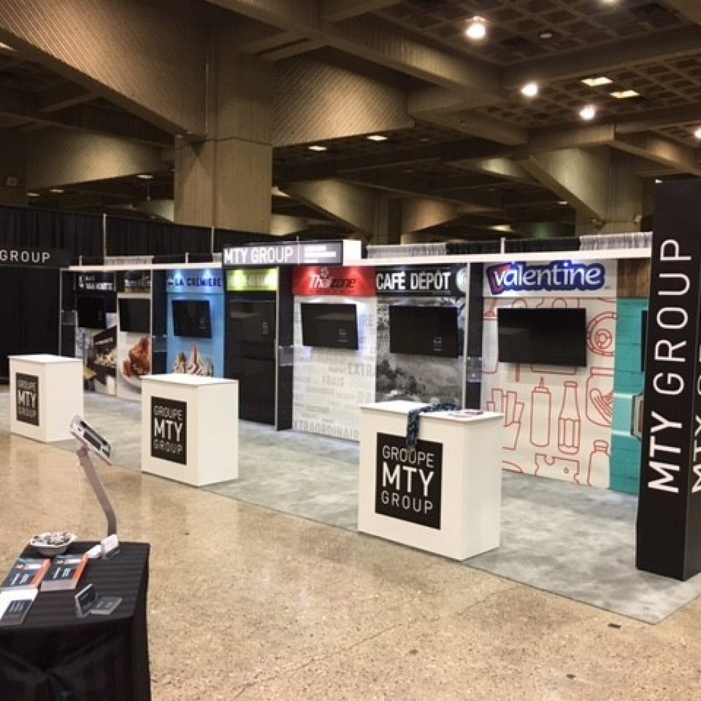 MTY Group Trade Show Booth