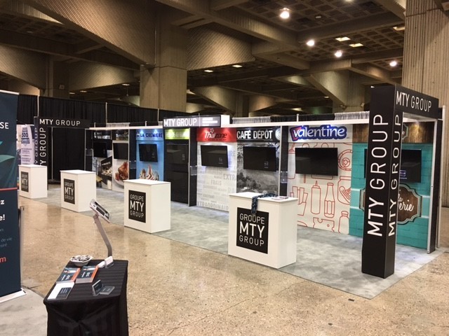 MTY Group Trade Show Booth