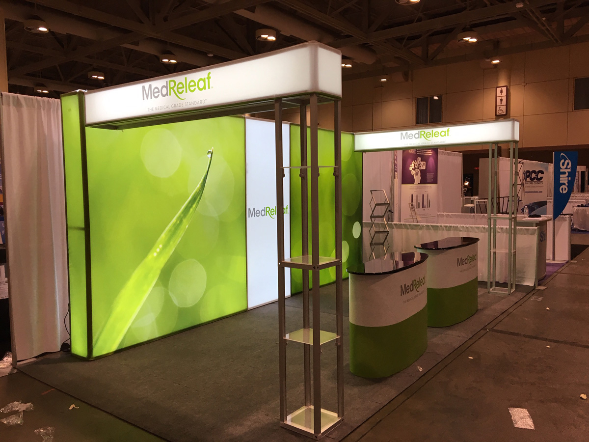 MedReleaf Trade Show Display Booth