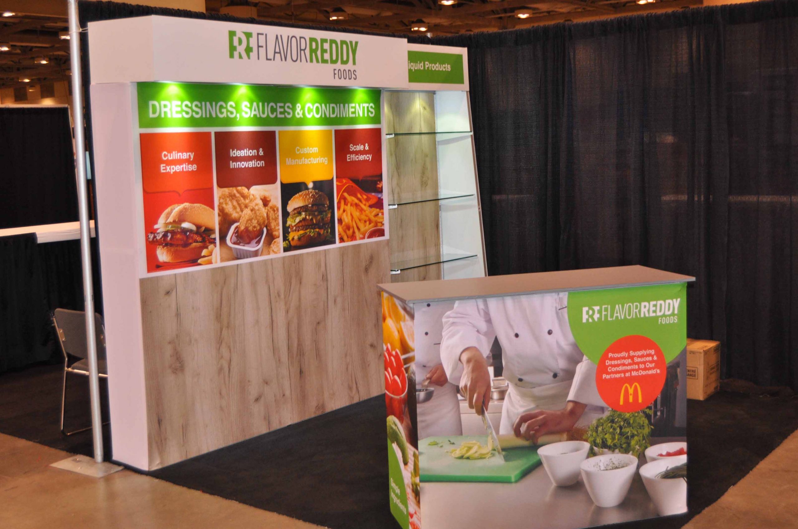 FlavorReddy Trade Show Display Booth