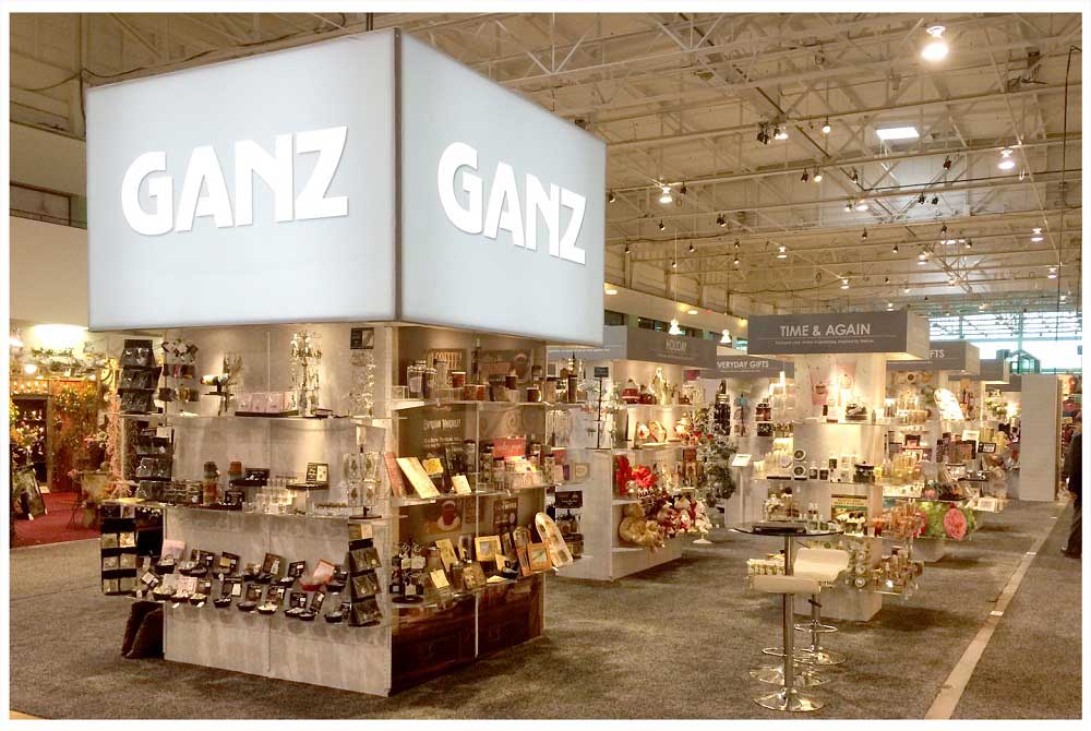 Ganz Trade Show Exhibit Booth