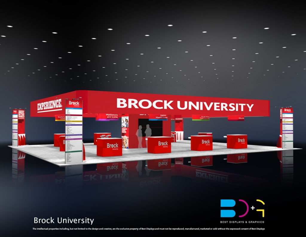 Brock University Tradeshow Booth Mockup