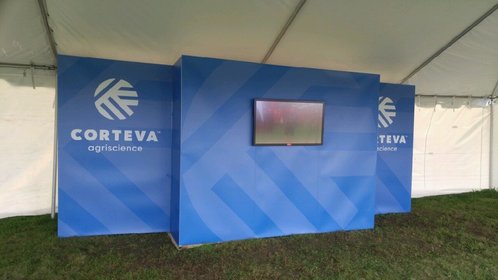 trade show display corteva