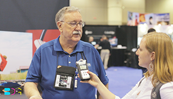 Trade Show Interview Photo