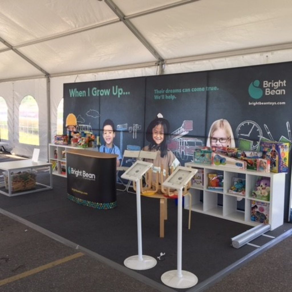 Bright Bean Trade Show Booth