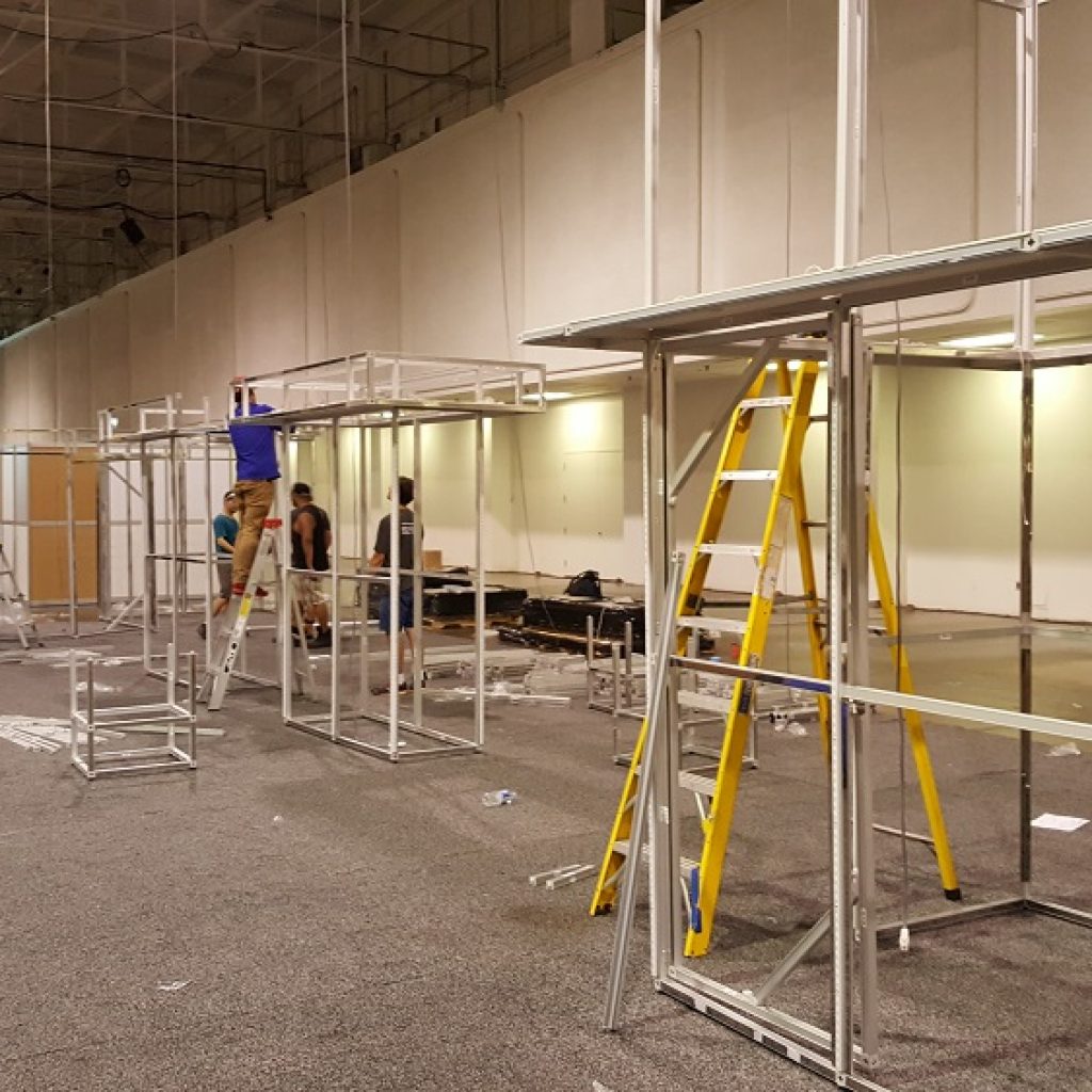 Trade Show Display Setup