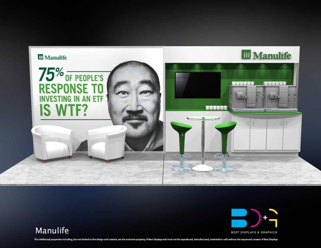 Manulife Trade Show Display Mockup