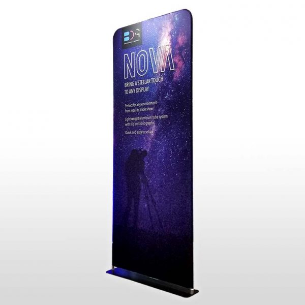 NOVA Pocket Banner 4x10 Square Banner Stand