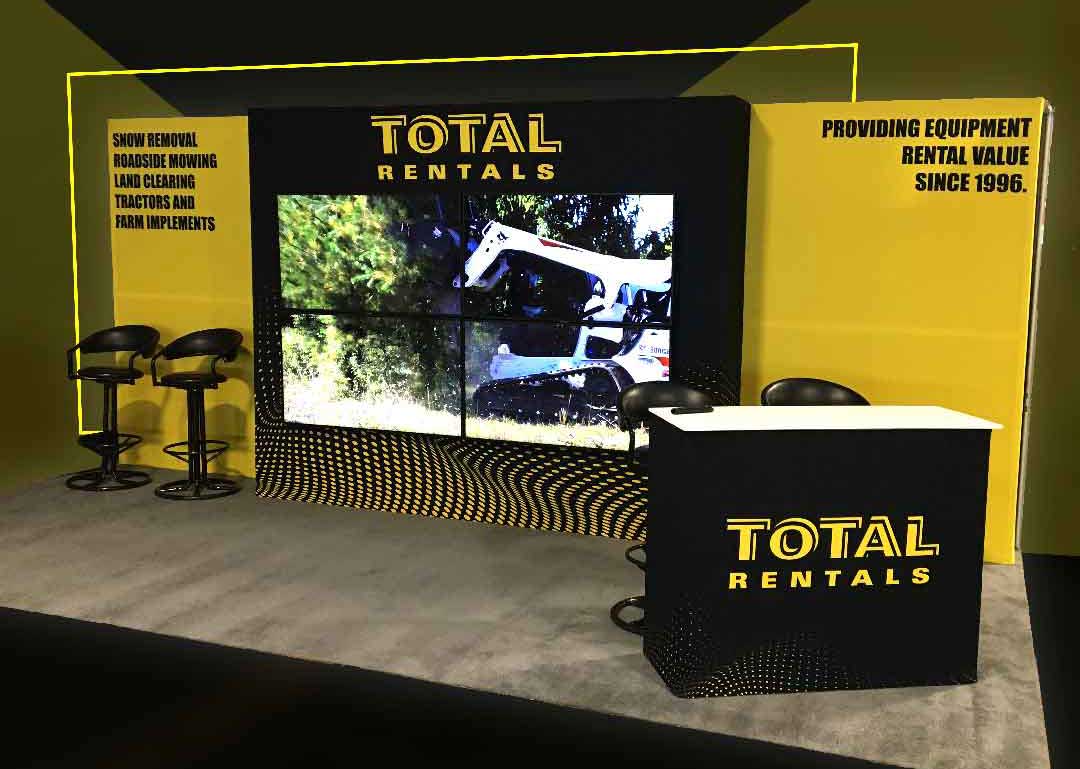 Total Rentals Portable Trade Show Display