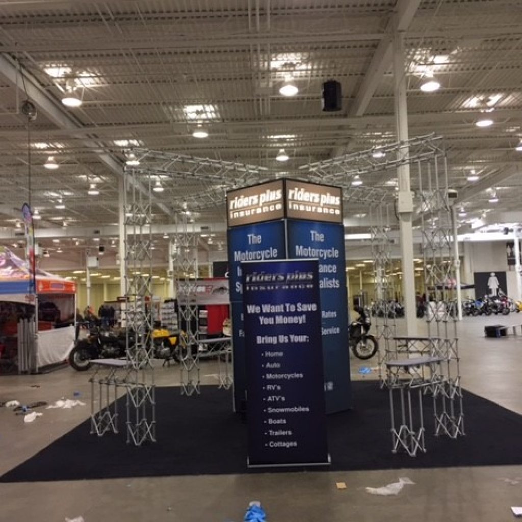 Riders Plus Trade Show Booth