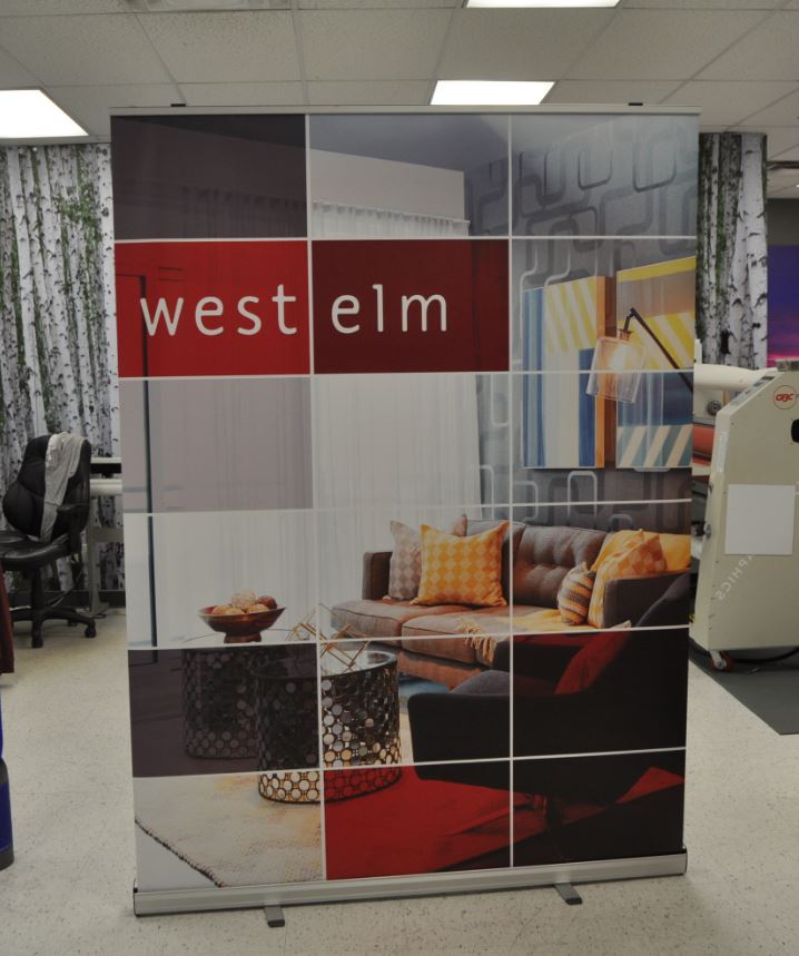 West Elm Oversized Banner Stands