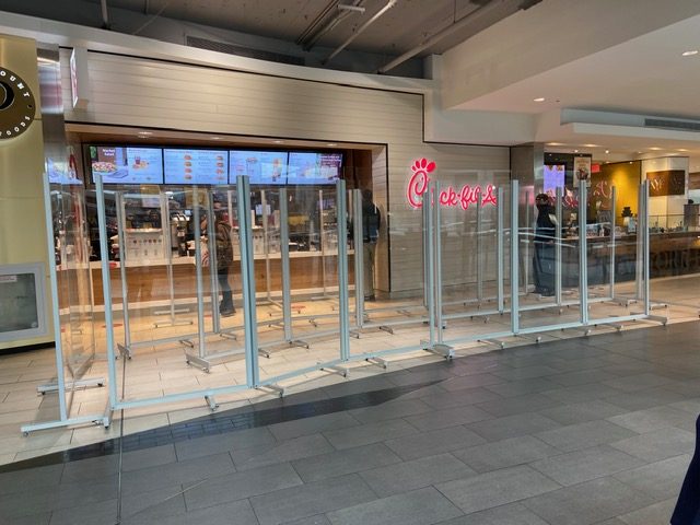 plexiglass barriers 