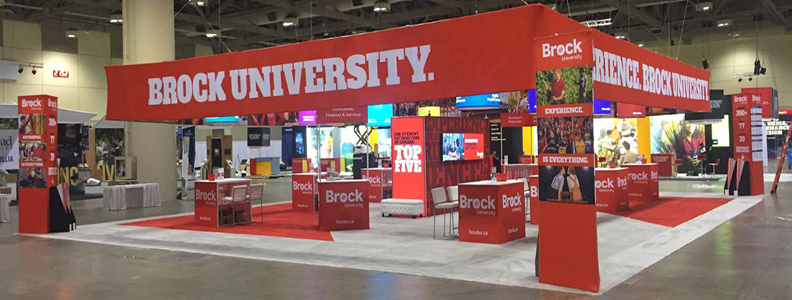 Brock University Trade Show Exhibit Booth