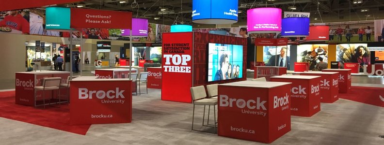 Brock University Exhibit Booth