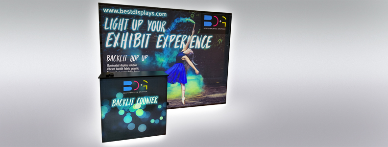 Backlit Graphic Trade Show Display