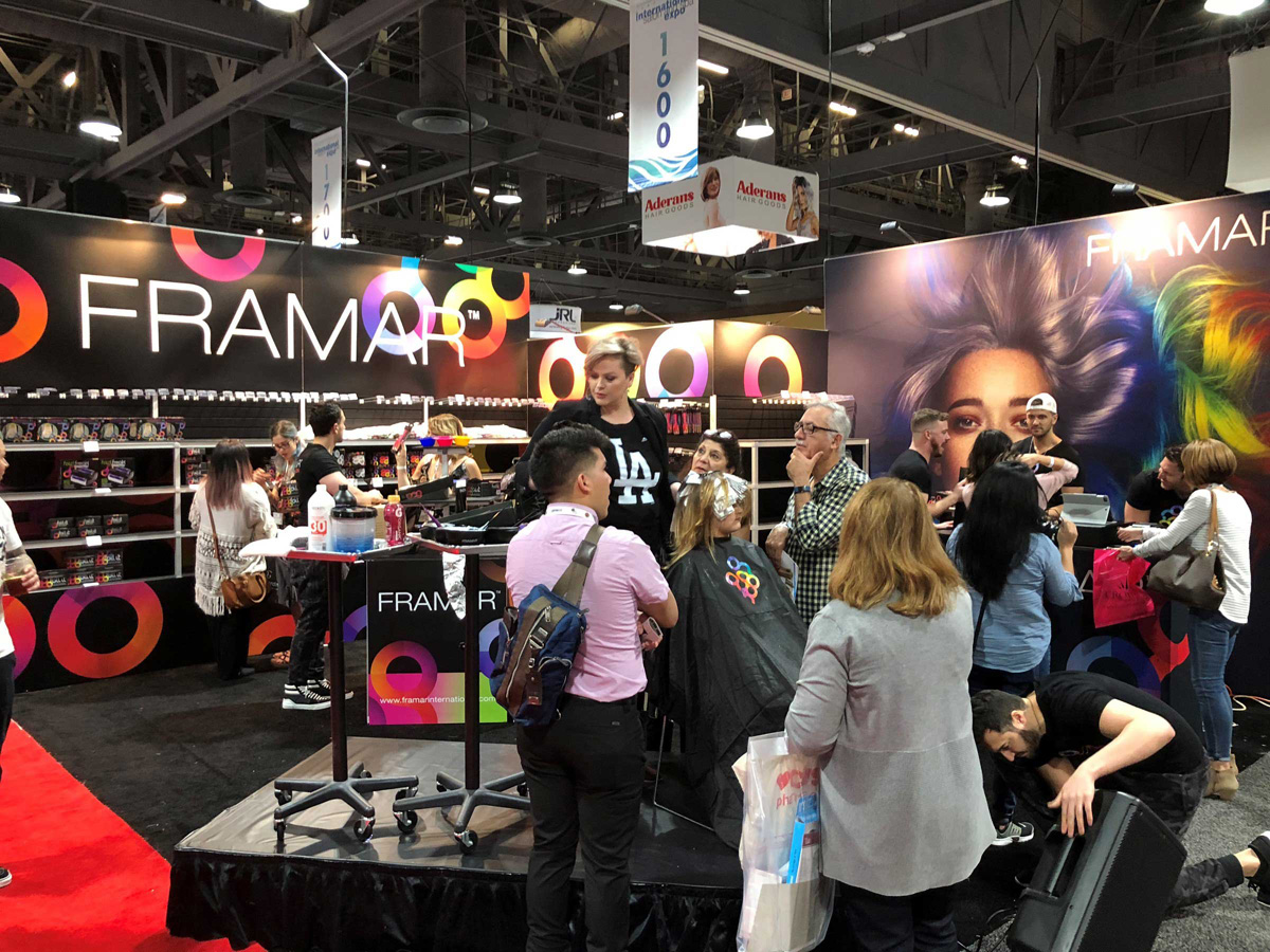 Busy Framar Trade Show Display Booth