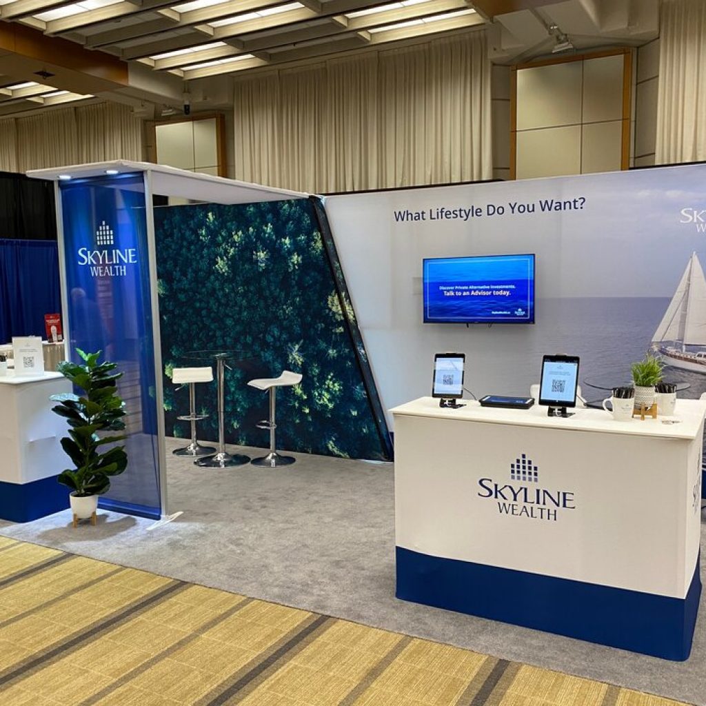 Skyline Wealth Modular Trade Show Display