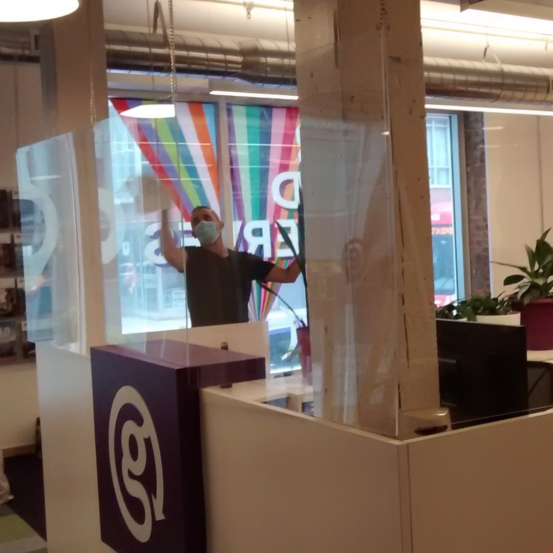 plexiglass barriers