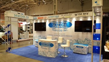 Seacore Seafood Restaurant Canada Trade Show Display