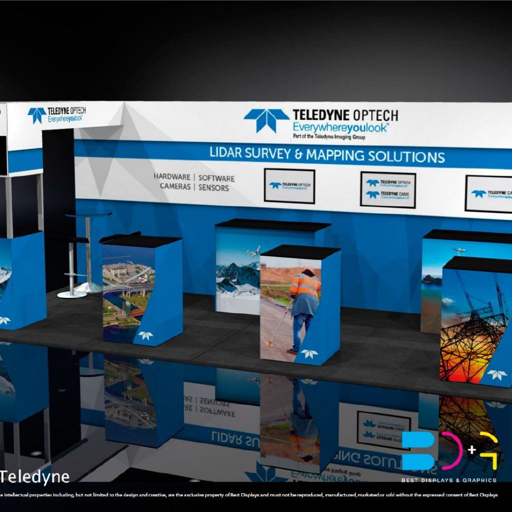 Teledyne 10' x 20' Modular Trade Show Display